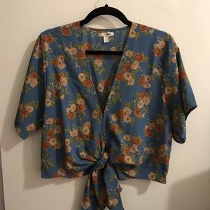 Floral crop top